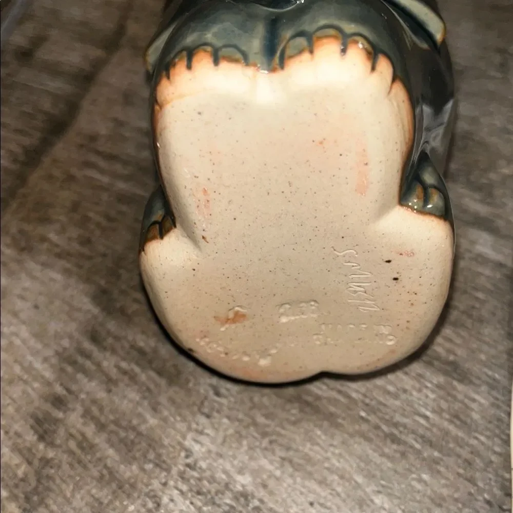 Novica Unique Elephant Ceramic Vase signed & numbered.